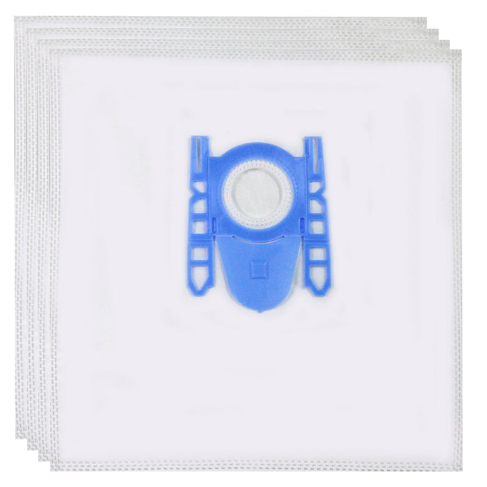 Micro Fleece Dust Bags for Bosch Vacuum Cleaners (Pack of 4 + Filter)