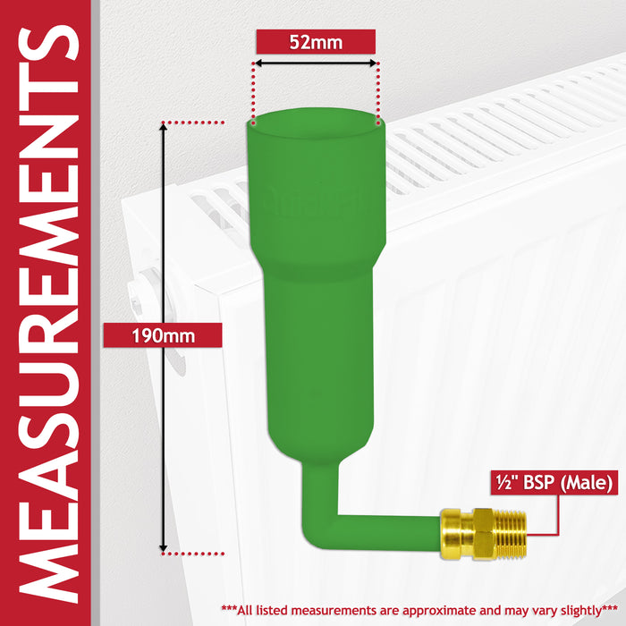Central Heating Sludge Remover Concentrate Boiler Pipes Liquid (500ml Bottle) + Radiator Dosing Funnel Tool