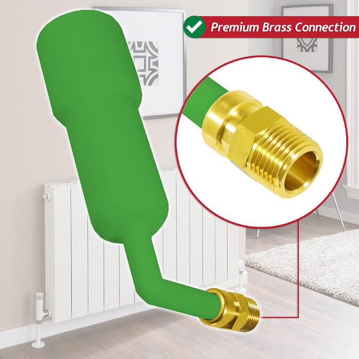 Central Heating Sludge Remover Concentrate Boiler Pipes Liquid (500ml Bottle) + Radiator Dosing Funnel Tool