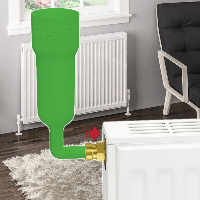 Central Heating Cleanser Concentrate Sludge Rust Debris Cleaner Liquid (500ml Bottle) + Radiator Dosing Funnel Tool