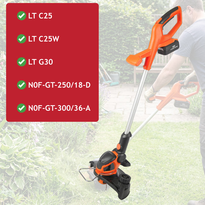 4m Spool & Line for Yard Force Yard Force LT C25 LT G30 N0F-GT-250/18-D Strimmer
