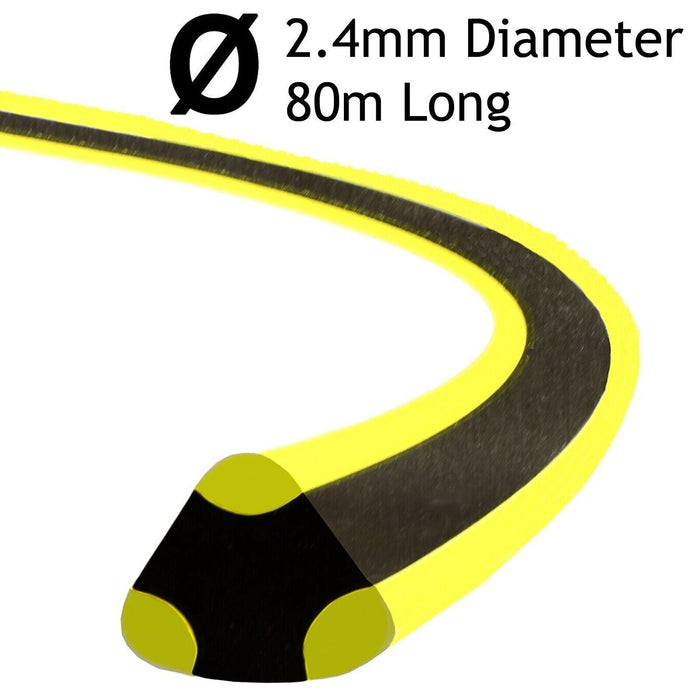 Bi-Comp Dual Core Spool Line for McCulloch Strimmer Trimmer 2.4mm, 80m