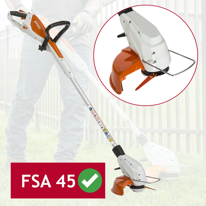Plastic Blades for Stihl FSA 45 Cordless Strimmer Grass Trimmer Pack of 40