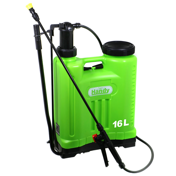 Knapsack Garden Weed Sprayer Backpack Pressure Spray Lance Napsack Pump 16L
