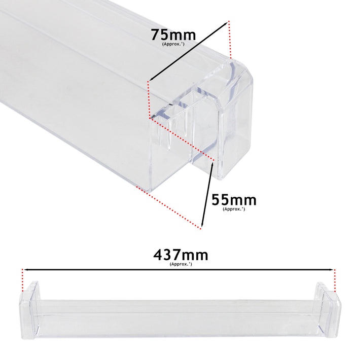 Caple Fridge Door Shelf Lower + Upper RI558 RI737 RIL124 RIL125 RIL179 RIL891