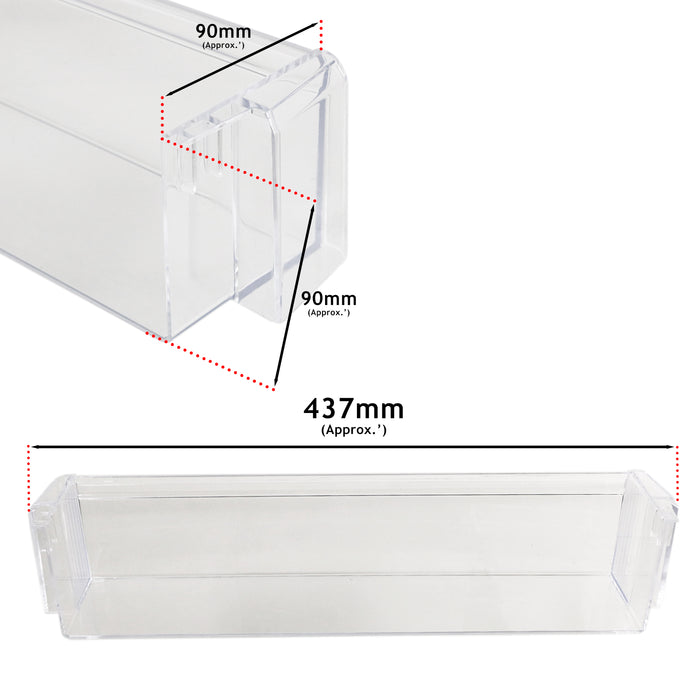 CDA Fridge Door Shelf Lower + Upper BC2763/0 BK2963FA/0 FW852/0 FW852/1 FW872/0