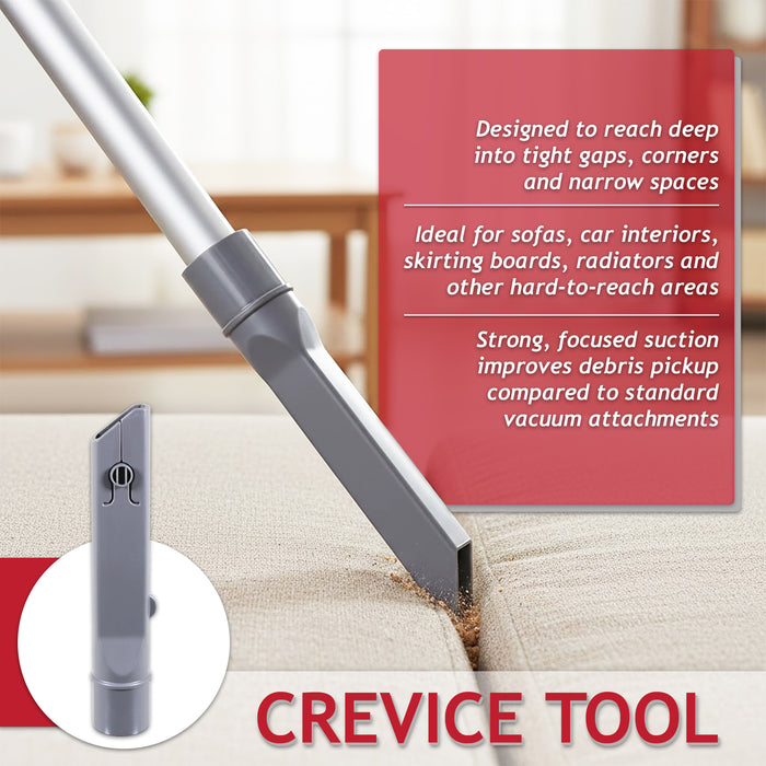 3 in 1 Brush Crevice Upholstery Dusting Mini Tool Attachment for Nilfisk Vacuum Cleaner (32mm)