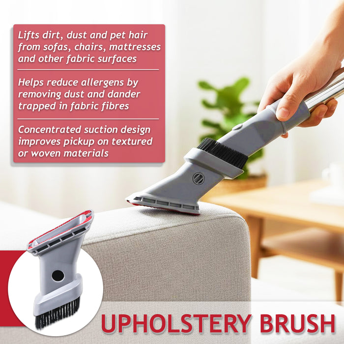 3 in 1 Brush Crevice Upholstery Dusting Tool for Vax Mach Air UCA1GEV1 UCA2GEV1 U91-MA-P Vacuum Cleaner (32mm)