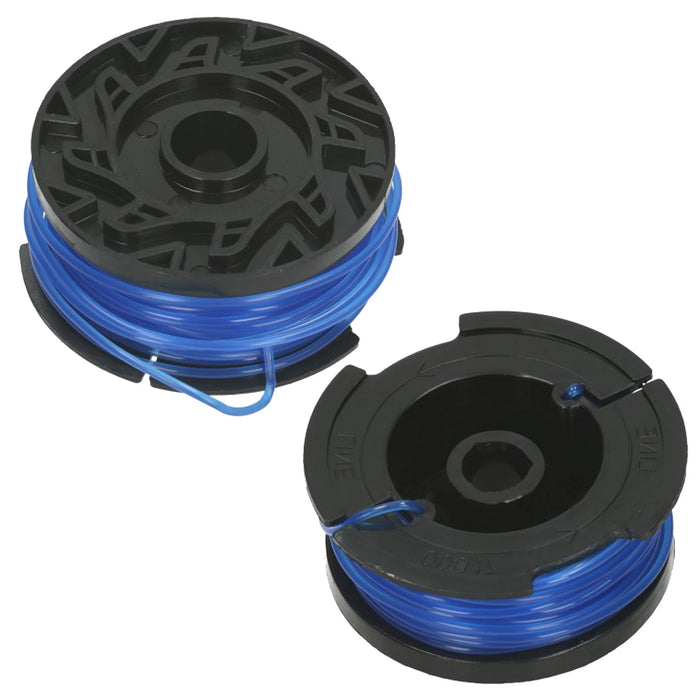 Spool & Line for Black & Decker ST5530 ST6600 ST7000 ST7500 STC1820 Strimmer x 2 Spools