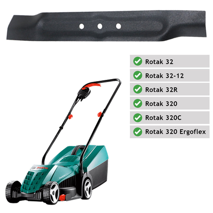 Blade for Bosch Rotak 32 32R 320 Ergoflex 320C 32cm Lawnmower Rotary Cutter