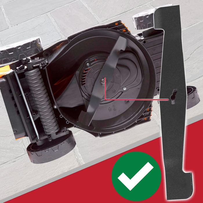 Blade for Yard Force LMG32 / LTG30 Lawnmower 32cm Metal Grass Mower Cutter