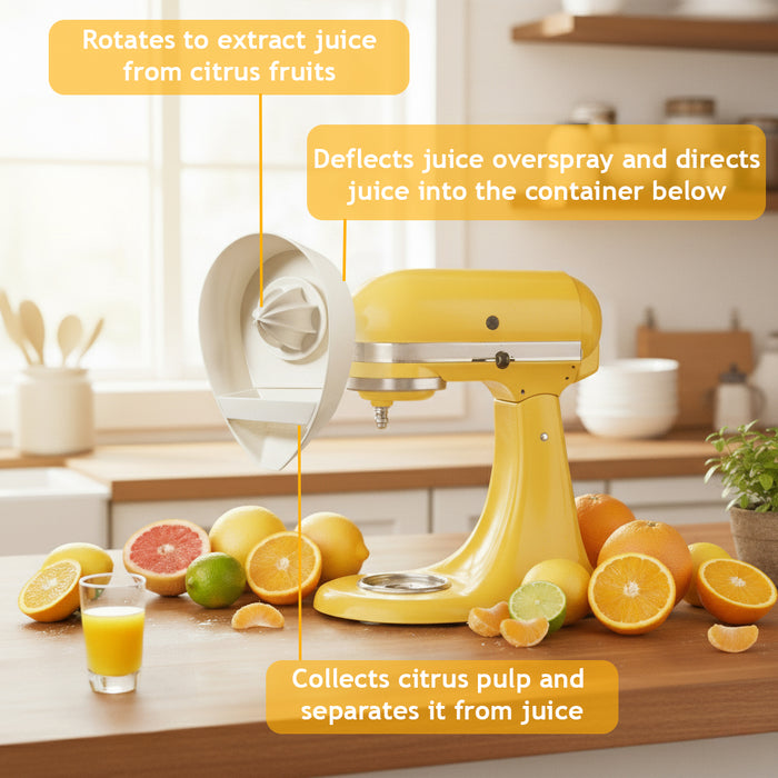 Citrus Juicer Attachment for KitchenAid KSM150PS SM175PS KSM155GB Stand Mixers