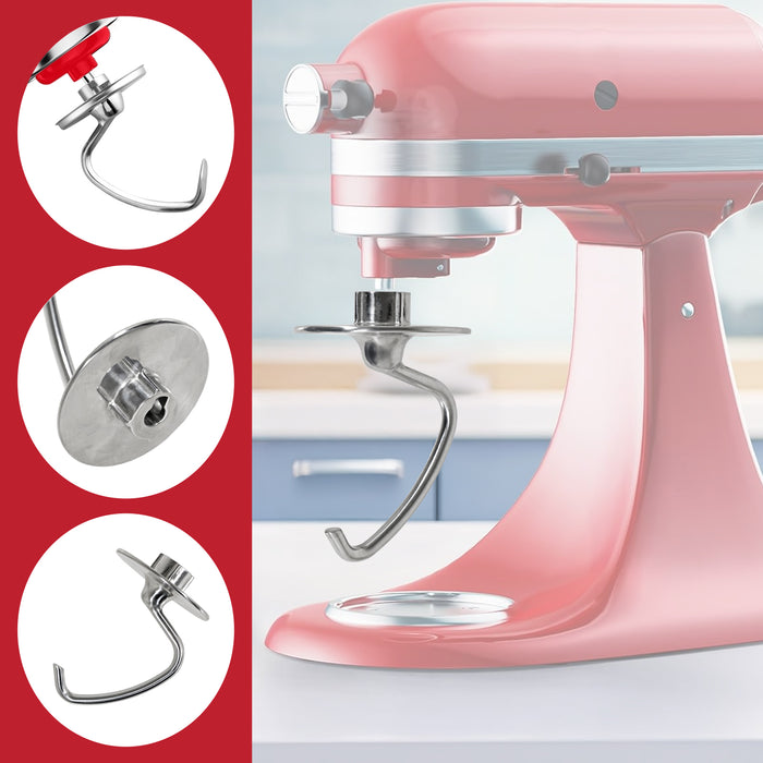 Dough Hook for KitchenAid 4.3L 4.7L 4.8L Tilt Head Stand Mixer K45 KSM75 KSM90