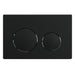 Luxury Flush Plate Kit for Concealed Toilet Cistern Wall Hung Frame (Matt Black, 245mm x 165mm)