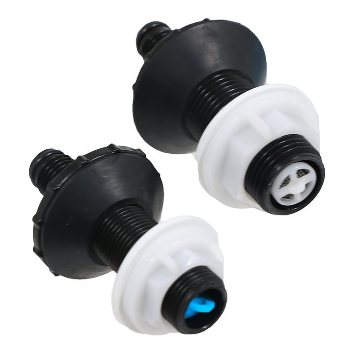 Toilet Cistern Fill Valve Universal Dual Height Adjustable 4-in-1 Water Float Kit (Bottom or Side Entry)
