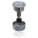 Universal Toilet Cistern Dual Flush Push Button Kit for 20mm 40mm 50mm 60mm Lid Hole (Brushed Nickel)