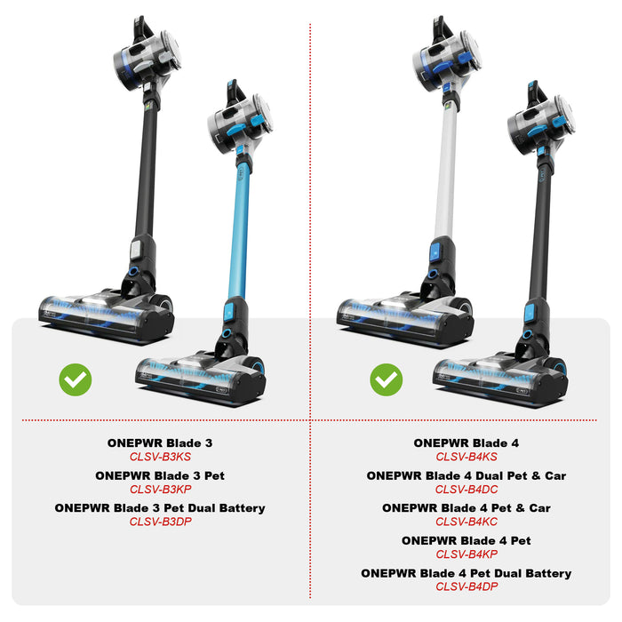 Vax Brush Head ONEPWR Blade 3 & 4 Pet Dual CLSV-B3KS CLSV-B4KS B3KP B4KP B4KC