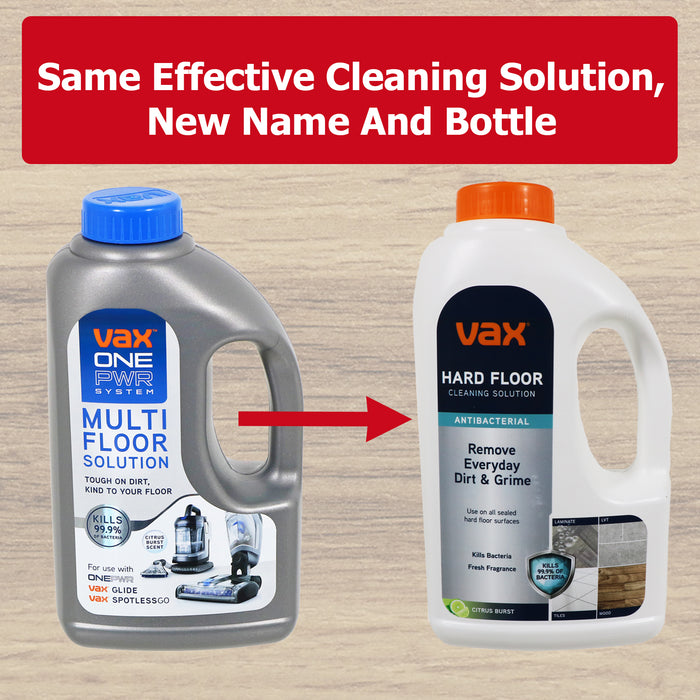 Vax Multi Floor Solution ONEPWR Glide Spotwash Spotless Go Hard Floor Carpet 1L 19142276