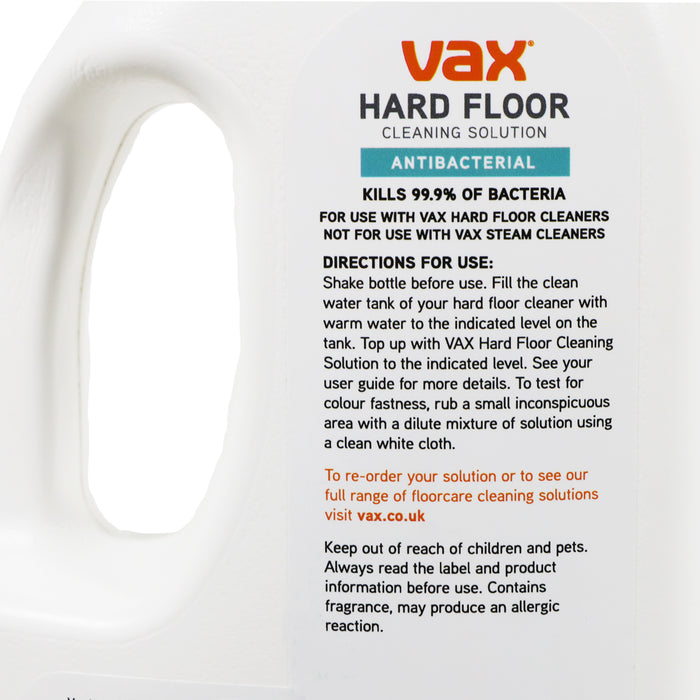 Vax Multi Floor Solution ONEPWR Glide Spotwash Spotless Go Hard Floor Carpet 1L x 4 19142276