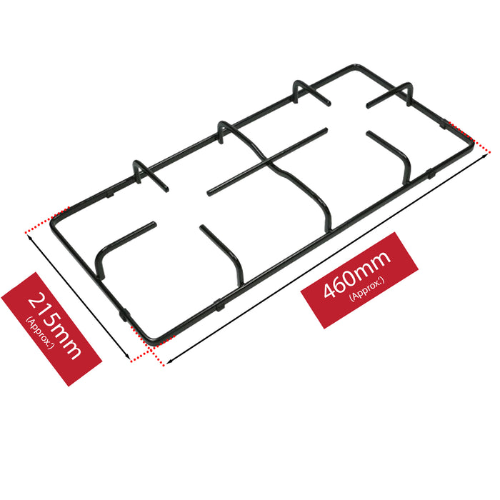 Electriq Pan Support Stand IQGH601S Gas Hob Cooker Grid Burner 460 x 215 mm x 2