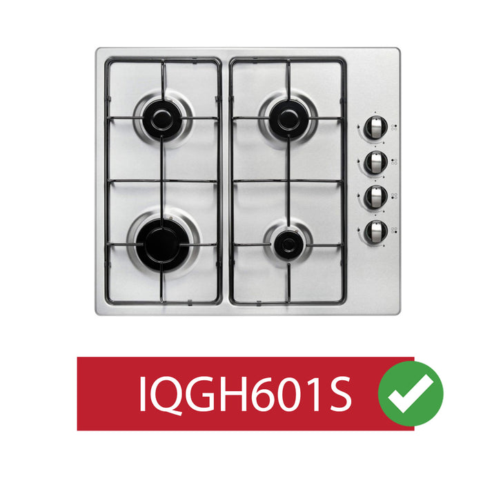 Electriq Pan Support Stand IQGH601S Gas Hob Cooker Grid Burner 460 x 215 mm x 2