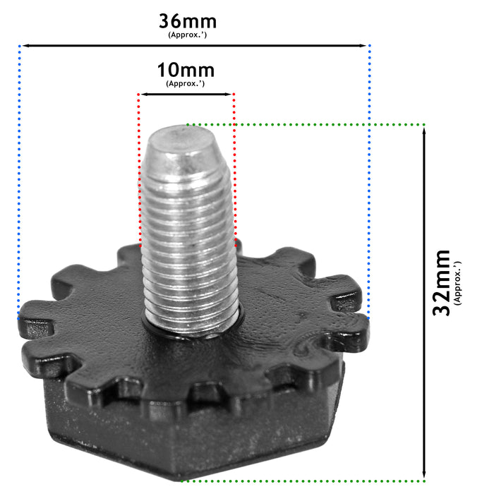 LG Washing Machine Foot Leg Adjustable WD6003 WD6004 WD6011 WD8007 WD8022 WD8023