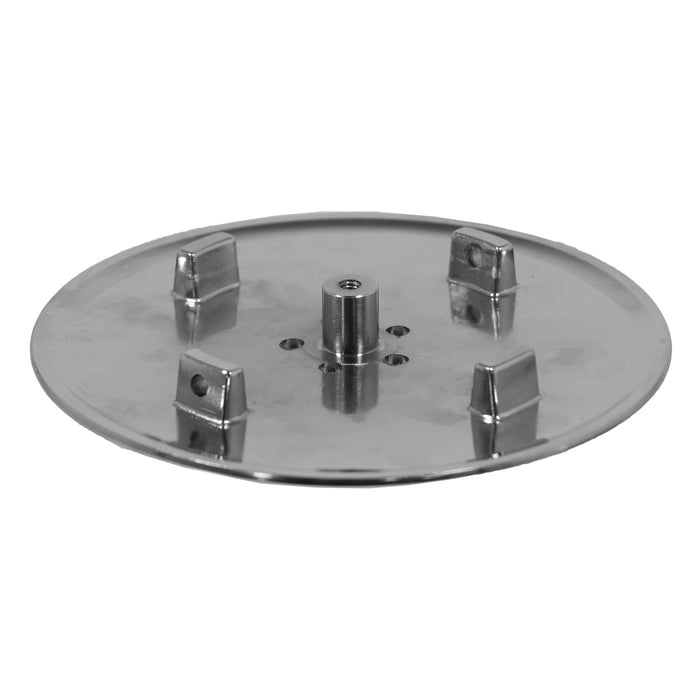 110mm Luxury Plug Cover for Shower Trap with 90mm Tray (Brushed Nickel)