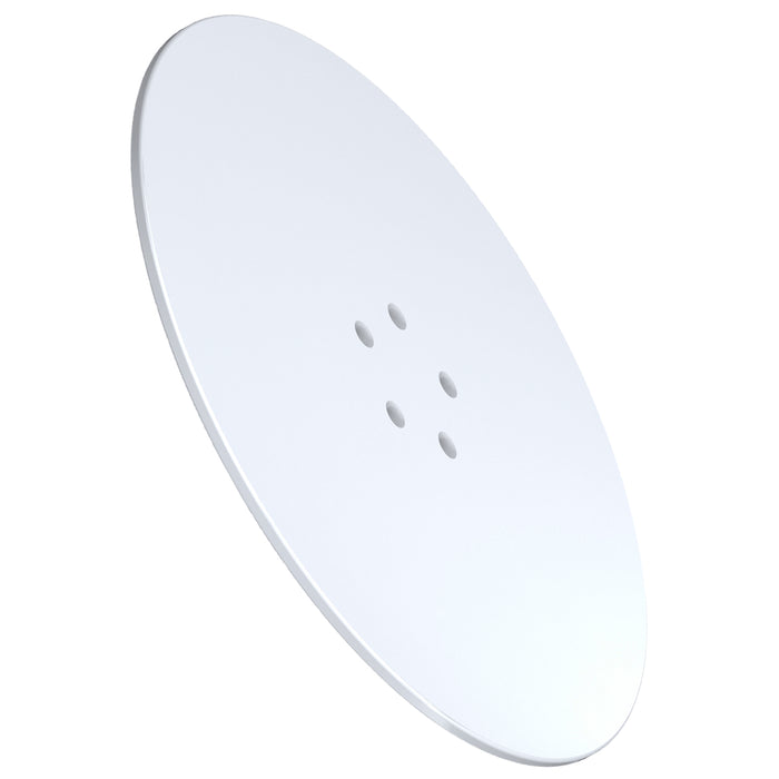 110mm Luxury Plug Cover for Shower Trap with 90mm Tray (Matt White)