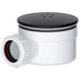 Shower Trap for 90mm Tray Plug Hole 1.5" Luxury Drain Water Waste Dome Base Kit (Matt Black)