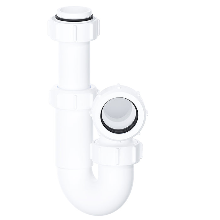 Telescopic Sink P Trap Basin Swivel Plumbing Waste Pipe Kit (32mm / 1.25")