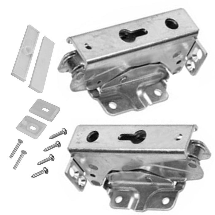 Integrated Door Hinge Pair for AEG Fridge Freezer 3362 3363 5.0 41,5 (Top Upper / Lower)