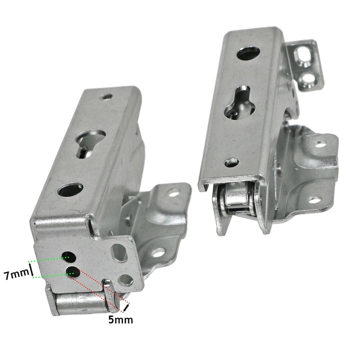 Integrated Door Hinge Pair for Fagor Fridge Freezer 3362 3363 5.0 41,5 (Top Upper / Lower)