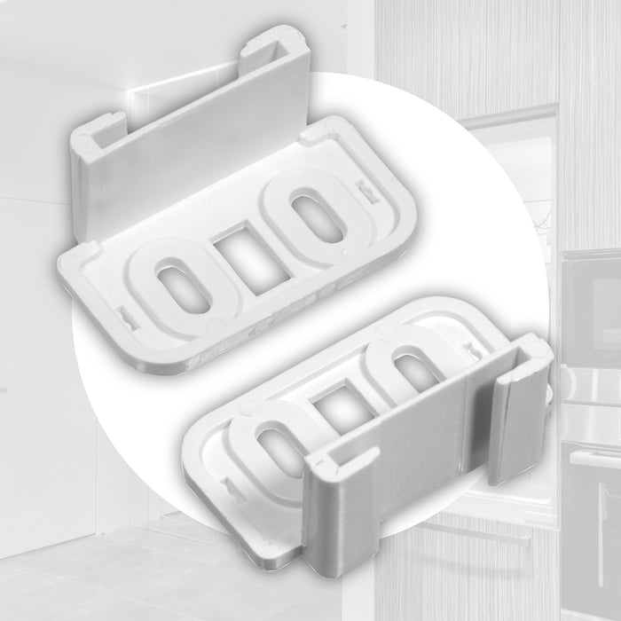 Integrated Fridge Door Slide Mounting Bracket for Hotpoint Fixing Kit (Pack of 4)