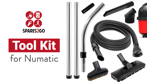 Video demonstration of SPARES2GO hose and tool kit for Henry Hetty vacuum cleaner