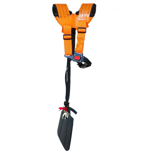 Double Harness for Flymo Brushcutter Strimmer Trimmer Heavy Duty Padded Support (One Size)