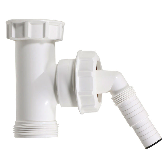 Appliance Trap Adaptor 40mm 1 1/2" Washing Machine Dishwasher Waste Pipe Tee Kit