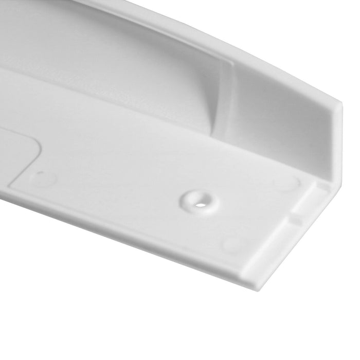 Universal Replacement Fridge Freezer Handgrip Door Handle (White, 145mm, Pack of 2 Handles)