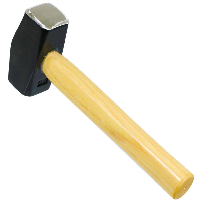 Log Splitter Lump Hammer Kit 6lb 10" Chisel Wedge Wood Splitting Maul + 4lb Sledge Club