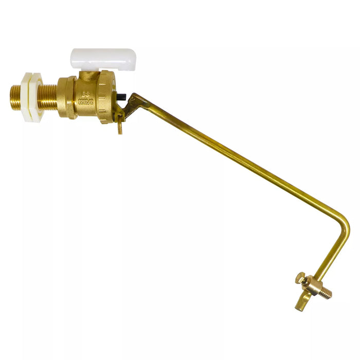1/2" Part 2 Valve Low Pressure Side Entry Toilet Cistern Ballcock + 6" Ball Float Kit