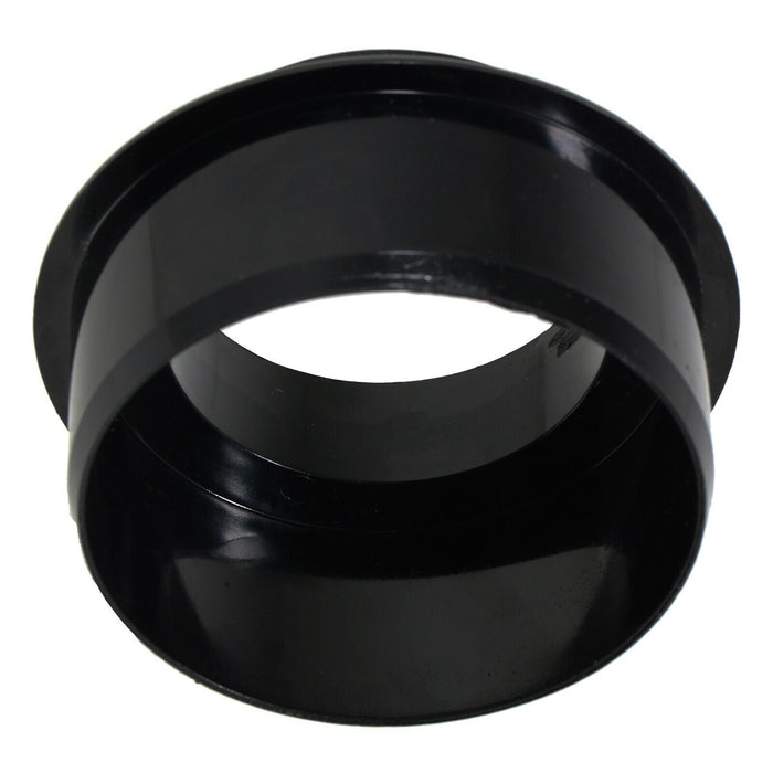 110mm Screwed Access Cap Ring Seal Soil System Vent Pipe Push Fit Plug (Black)
