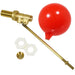 1/2" Part 1 Valve High Pressure Side Entry Toilet Cistern Ballcock 4 1/2" Ball Float Kit