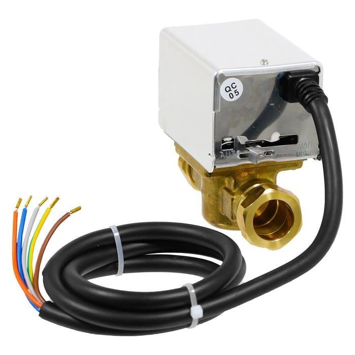 Tower 22mm Zone Valve 2 Port Motorised 5 Wire Boiler Central Heating Control VAL222MV