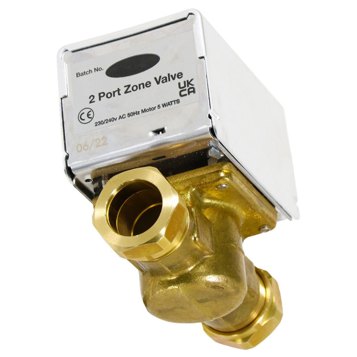 22mm Motorised 2 Port Zone Valve for Honeywell V4043 V4043H1056 Boiler Central Heating Control