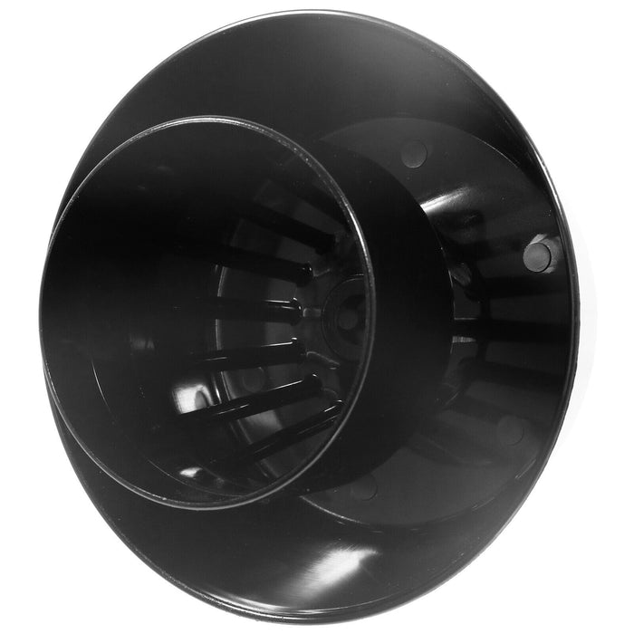 110mm Vent Extract Cowl Mushroom Soil Pipe Stack System Weather Ring Seal (Black)