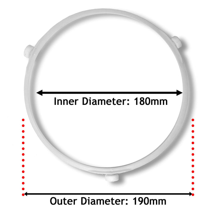 3 Wheel Glass Plate Roller Ring Support Stand for Goodmans Microwave