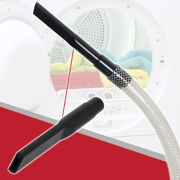 Universal Tumble Dryer Lint Removal Kit Vacuum Hose Dusting Brush Cleaning Attachments Set
