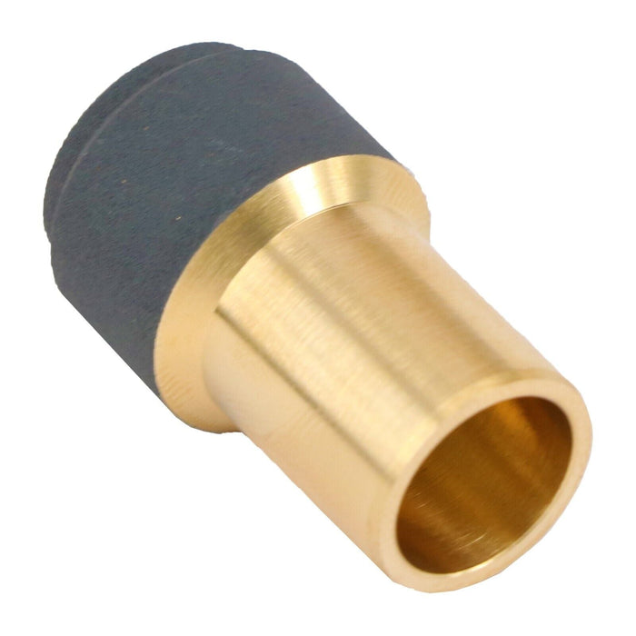 Radiator Valve 15mm x 10mm Anthracite Pushfit Reducing Straight Speed Fit Compression Stem Valves (Pack of 2)