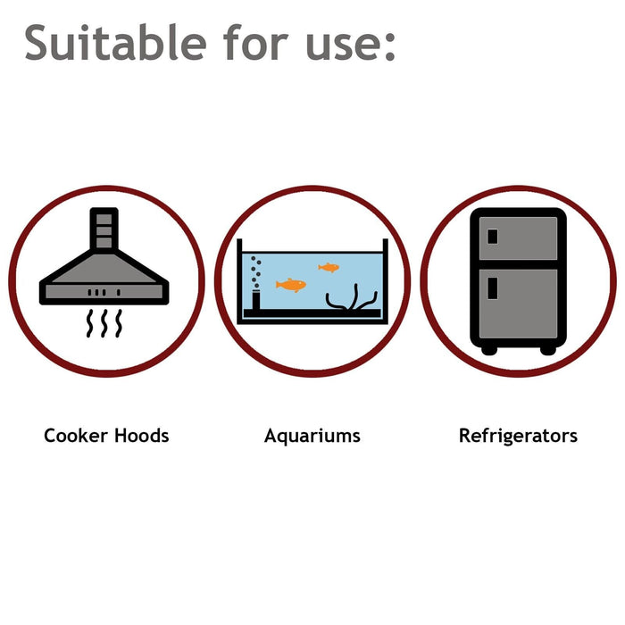 Charcoal Carbon Filter Refill Activated Granules for Rangemaster Cooker Hood (400g)