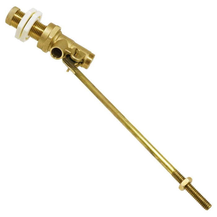 Part 1 Valve 1/2" High Pressure Side Entry Toilet Cistern Ballcock + 6" Ball Float Kit