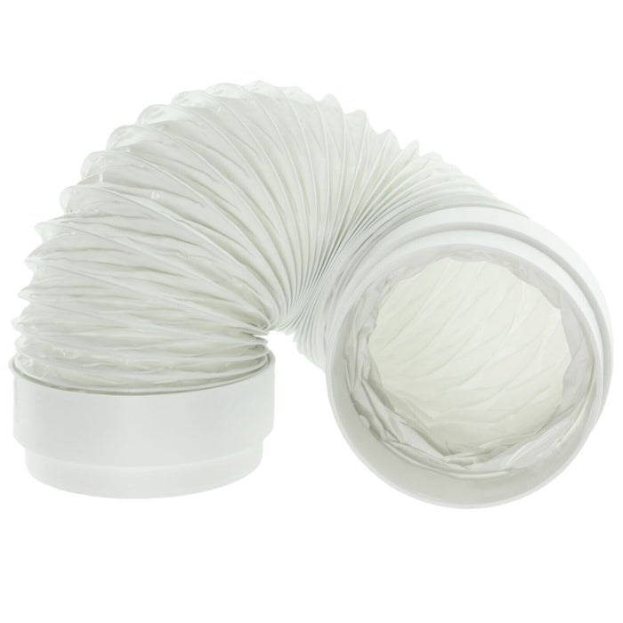 Air Conditioner External Vent Kit 4" 5" 6" 100mm 125mm 150mm Universal Exterior Wall Duct Set (White)